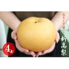 大きくて甘い　越知町の新高梨【約700g　4玉】フルーツ 果物 新鮮 産直