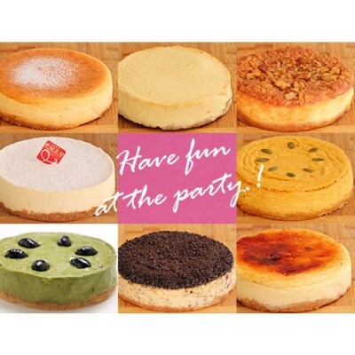 PUZOのチーズケーキ色どり8種セット
