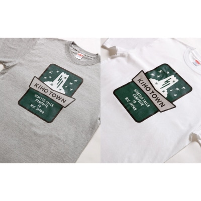 飛雪の滝オリジナルTシャツ【グレー・Sサイズ】【rkr010-1】