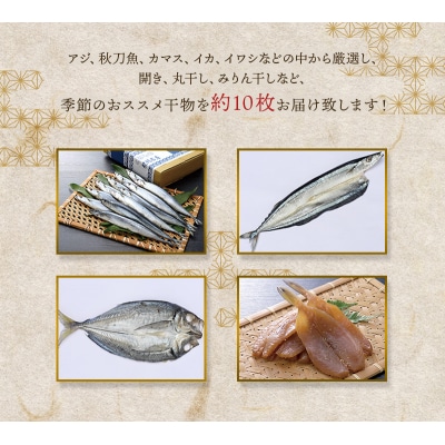 季節のおすすめ干物セットA 三重県紀宝町産 ※季節によって内容が異なります【ems002】