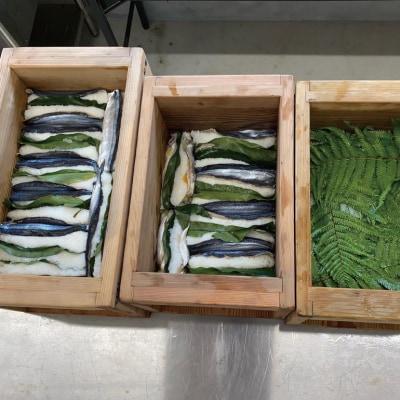 飛雪(ひせつ)米を使用したさんまのなれ寿し(1パック)【2025年12月頃～発送】【hsj005B】