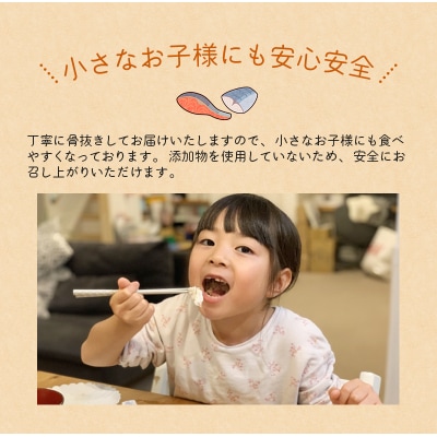 骨なし 無添加 銀シャケ切身と塩さばのセット!合計24枚 / サケ 鮭 サバ【nss505B】