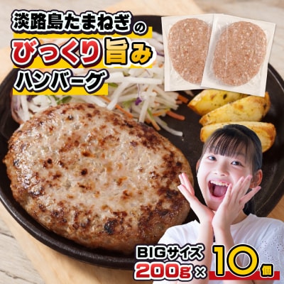 淡路島たまねぎのびっくり旨みハンバーグ 200g×10個　am09001