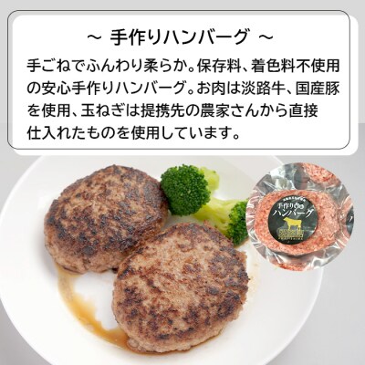 淡路島のお肉お手軽味わいセット(ハンバーグと淡路牛切り落とし)　an07816