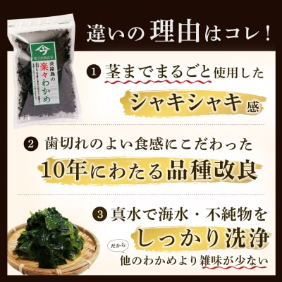 淡路島産カットわかめ 100g×3袋　国産乾燥わかめ ふえる若芽　as21804