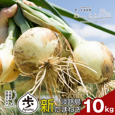【新たまねぎ】淡路島たまねぎ 歩-AYUMU- 10kg【発送時期3月～5月頃】　ak04050