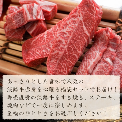 淡路牛 霜降り肉の福袋 6種詰合せ 【100,000円コース】　ah14046
