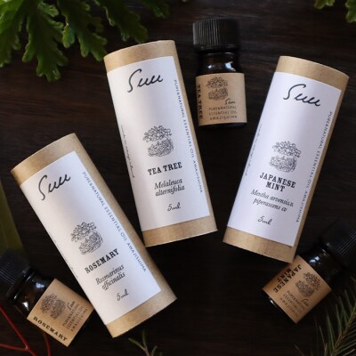 淡路島産エッセンシャルオイルSuu3本 Bセット　aa12016