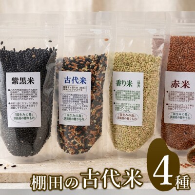 淡路島の古代米セット(4品種)　ae01041