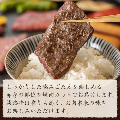 淡路牛 赤身肉の焼肉500g(250g×2PC)　ah14836