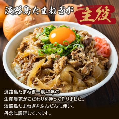 【定期便12ヶ月】淡路島たまねぎ牛丼の具　10食×12ヶ月　ai01736