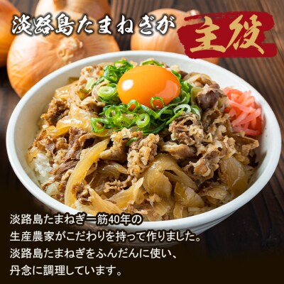 【定期便12ヶ月】淡路島たまねぎ牛丼の具　10食×12ヶ月　ai01736