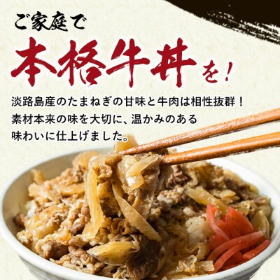 【定期便12ヶ月】淡路島たまねぎ牛丼の具　10食×12ヶ月　ai01142