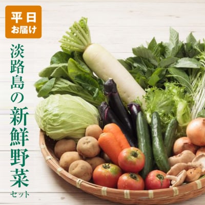 淡路島の新鮮野菜セット【平日お届け】　ap01639