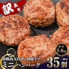 訳アリ 淡路島玉ねぎと国産牛のミニハンバーグ1.4kg　40g×35個　at04700