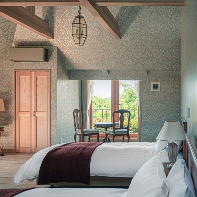 Auberge フレンチの森 宿泊利用券 1泊2食付き ペアチケット　ap01843