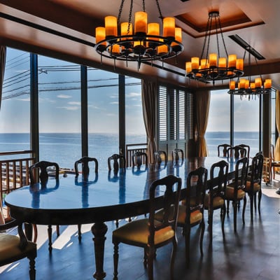 青海波 海の舎 欧風浪漫コース (全5品) お食事券(2名様)　ap01845