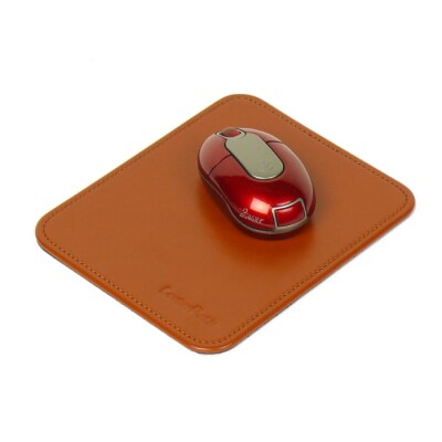 本革マウスパッド【コンパクトサイズ】(ブラウン)　ay10098