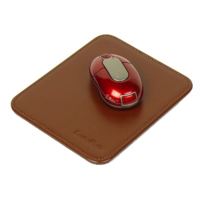 本革マウスパッド【コンパクトサイズ】(ダークブラウン)　ay10100
