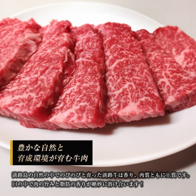 淡路牛 ロース(焼き肉用) 1kg　ap01063