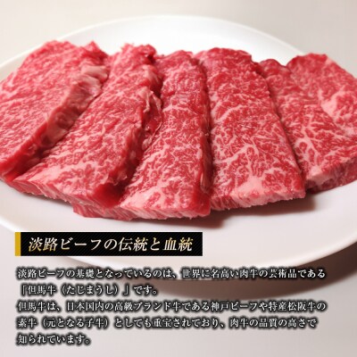 淡路ビーフ ロース(焼き肉用) 800g　ap01052