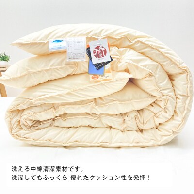 清潔掛ふとん 洗えるインビスタ シングル ツインキルト 増量2kg ふわもち1520　ao12004