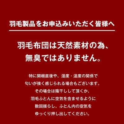 羽毛肌布団 プレミアム マザーグース93% 日本製 ダウンケット 0.3kg入 　ao12008