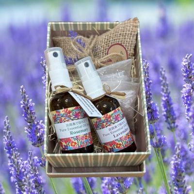 淡路島産 アロマスプレー&バスグッズセット　ap02006