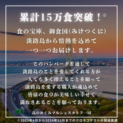 【数量限定】淡路島手作りハンバーグ 15個【2026年2月より順次発送】　an07050