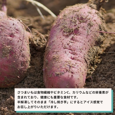 【淡路島産】冷凍焼き芋　2kg　不揃い【栽培期間中、農薬・化学肥料不使用】　ar13002