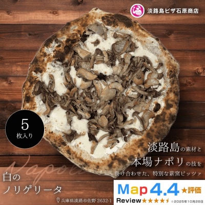 白のノリゲリータ 5枚入り　aa50060
