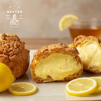 弁天堂 レモンシュークリーム 約50g×6個　ab08034