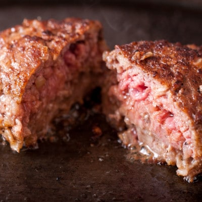 常陸牛100%ハンバーグ100g×10個 和風タレ付 【創業60年の老舗肉店手造りおすすめお礼品】