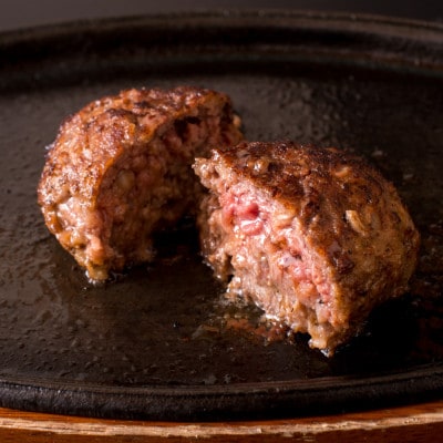 常陸牛100%ハンバーグ100g×10個 和風タレ付 【創業60年の老舗肉店手造りおすすめお礼品】