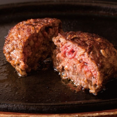 常陸牛100%ハンバーグ100g×5個 無添加【創業60年の老舗肉店手造りのおすすめお礼品】
