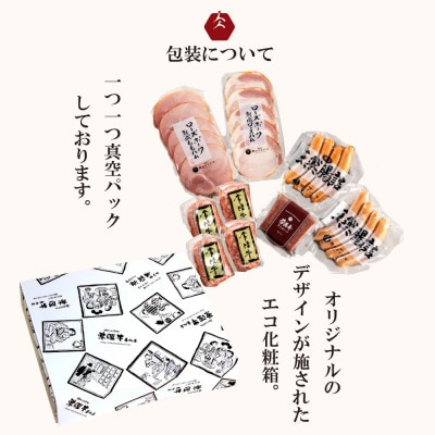 常陸牛ハンバーグ&金賞ハムソーセージ 茨城そだちおつまみセット 6種 詰め合わせ ローズポーク 茨城