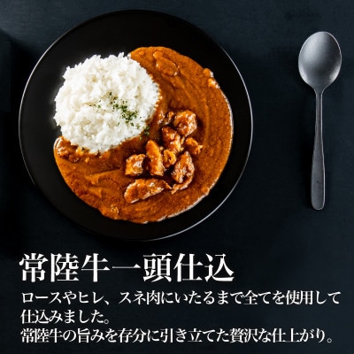【お歳暮のし付き】常陸牛レトルトカレー (中辛)6個 化粧箱入り【肉のイイジマ人気のお礼品】