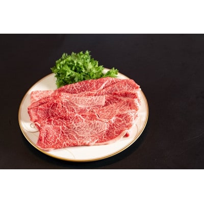 常陸牛すきやき用霜降りもも540g<木箱入り・特製タレ付き>