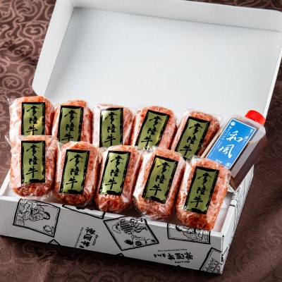 【毎月定期便】焼くだけでレストランの味!常陸牛ハンバーグ 100g×10個 【肉のイイジマ】全6回