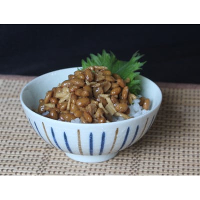 天狗納豆　味くらべ　小粒納豆・大粒納豆・黒豆大粒納豆・そぼろ納豆　4種