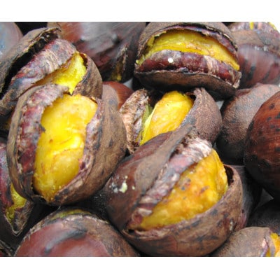 茨城県産　くりやの焼き栗　220g×3袋