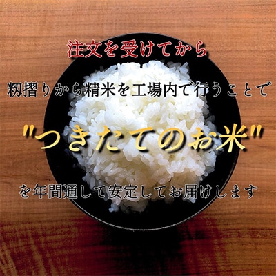 【毎月定期便】茨城県産コシヒカリ　宝蔵米　15kg(5kg×3)全6回