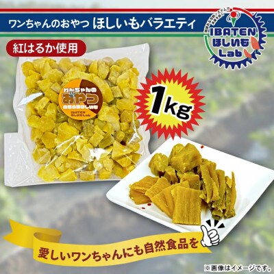 わんちゃんのおやつ ほしいもバラエティ1kg