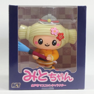 【数量限定】水戸市マスコットキャラクター「みとちゃん」消防士PVCフィギュア　約8.5cm