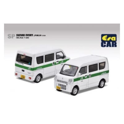 EraCAR 1/64 JR東日本水戸支社土浦地区特注 石岡駅 業務用自動車 スズキエブリイ 現行型