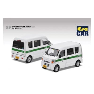 EraCAR 1/64 JR東日本水戸支社土浦地区特注 友部駅 業務用自動車 スズキエブリイ 旧型