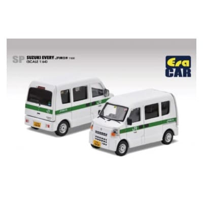 EraCAR 1/64 JR東日本水戸支社土浦地区特注 下館駅 業務用自動車 スズキエブリイ 旧型
