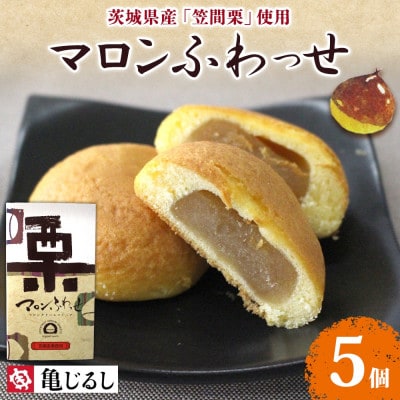 マロンふわっせ　1箱(5個入)【笠間栗の濃厚スイーツ】茨城県 水戸市