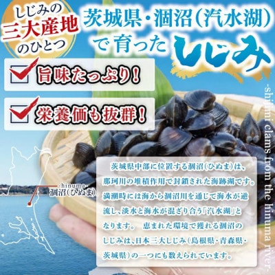 茨城県涸沼川産 冷凍しじみ(砂抜き)150g×5個(750g)