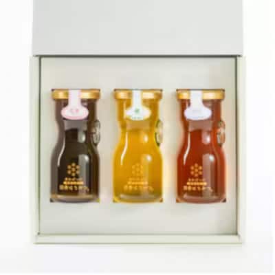 季節で移ろうはちみつ3種ギフトセット【結蜜Musubi-R3】【茨城県共通返礼品/五霞町】